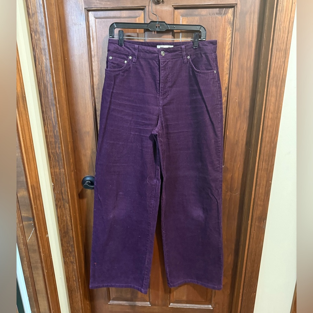 Biden 5 Pocket Cord Wide Leg Jeans Size 8L